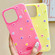 iPhone 15 Pro Skin Feeling Jelly TPU Hybrid PC Phone Case - Elephant Burger Yellow