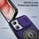 iPhone 15 Pro Sliding Camshield TPU Hybrid PC Magnetic Holder Phone Case - Purple