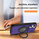 iPhone 15 Pro Sliding Camshield TPU Hybrid PC Magnetic Holder Phone Case - Purple