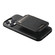 iPhone 15 Pro Suteni H17 Litchi Texture Leather MagSafe Detachable Wallet Phone Case - Black