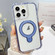 iPhone 15 Pro Translucent 3 in 1 Holder MagSafe Phone Case - Sierra Blue