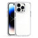 iPhone 15 Pro Two-color TPU Transparent PC Shockproof Phone Case - White