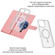 iPhone 15 Pro ViLi GBS-C Series MagSafe Magnetic RFID Leather Flip Phone Case - Pink