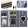 iPhone 15 Pro ViLi GVS-C Series MagSafe Magnetic RFID Leather Flip Phone Case - Grey