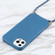 iPhone 15 Pro Wheat Straw TPU Shockproof Phone Case with Neck Lanyard - Blue