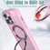 iPhone 15 Pro Wing Series MagSafe Magnetic Ring Holder Phone Case - Pink