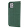 iPhone 15 Pro Woven Texture Stitching Magnetic Leather Phone Case - Green