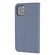 iPhone 15 Pro Woven Texture Stitching Magnetic Leather Phone Case - Grey