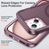 iPhone 14 Plus / 15 Plus Life Waterproof Rugged MagSafe Magnetic Phone Case - Purple+Pink