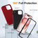 iPhone 14 Plus / 15 Plus Life Waterproof Rugged MagSafe Magnetic Phone Case - Red