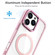 iPhone 15 Plus / 14 Plus Acrylic Camera Holder MagSafe Magnetic Phone Case - Pink