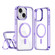 iPhone 15 Plus / 14 Plus Acrylic Camera Holder MagSafe Magnetic Phone Case - Purple