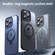 iPhone 15 Plus / 14 Plus Double Ring MagSafe Magnetic Holder Phone Case - Matte Blue