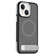 iPhone 15 Plus / 14 Plus Dual-Color Skin Feel Magsafe Phone Case with Holder - Grey