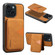 iPhone 15 Plus / 14 Plus ESEBLE E2 Retro Texture Card Slots MagSafe RFID Leather Case - Yellow