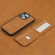 iPhone 15 Plus / 14 Plus ESEBLE E2 Retro Texture Card Slots MagSafe RFID Leather Case - Yellow