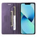 iPhone 15 Plus / 14 Plus GQUTROBE G01 RFID Anti-theft Leather Phone Case - Purple