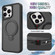 iPhone 15 Plus / 14 Plus Invisible Fulcrum Holder MagSafe Phone Case - Wine Red