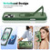 iPhone 15 Plus / 14 Plus Matte Skin Feel Wristband Holder MagSafe Phone Case - Dark Green