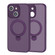 iPhone 15 Plus 360 Magsafe Ring Holder TPU Hybrid PC Phone Case - Purple