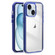 iPhone 15 Plus Acrylic Hybrid TPU 3-in-1 Airbag Shockproof Phone Case - Dark Blue