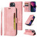 iPhone 15 Plus BETOPNICE Dual-side Buckle Leather Phone Case - Pink