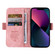 iPhone 15 Plus BETOPNICE Dual-side Buckle Leather Phone Case - Pink