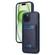 iPhone 15 Plus BETOPNICE Vertical Flip Detachable MagSafe Wallet Phone Case - Blue