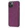 iPhone 15 Plus BF28 Frosted Card Bag Phone Case with Holder - Dark Purple