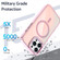 iPhone 15 Plus Bright Shadow Magsafe Discoloration Phone Case - Pink