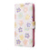 iPhone 15 Plus Bronzing Painting RFID Leather Case - Bloosoming Flower