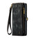 iPhone 15 Plus CaseMe 008 Detachable Multifunctional Leather Phone Case - Black