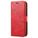 iPhone 15 Plus Crazy Horse Texture Detachable Horizontal Flip PU Case - Red