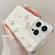 iPhone 15 Plus Cream Gum Decoden TPU Phone Case - Butterfly