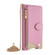iPhone 15 Plus Crossbody Chain Fishtail Litchi Leather Phone Case - Pink