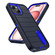 iPhone 15 Plus Defender Gen2 Rugged PC + Silicone Phone Case with Holder - Dark Blue