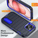iPhone 15 Plus Defender Gen2 Rugged PC + Silicone Phone Case with Holder - Dark Blue