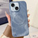iPhone 15 Plus Denim MagSafe Magnetic PC + PU Phone Case - Grayish Blue