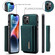 iPhone 15 Plus DG.MING M1 Series 3-Fold Multi Card Wallet Leather Phone Case - Green