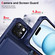 iPhone 15 Plus ENKAY Hat-Prince Card Slot Wallet TPU Back Leather Phone Case with Lens Film - Purple