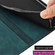 iPhone 15 Plus Ethnic Embossed Adsorption Leather Phone Case - Blue