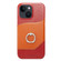 iPhone 15 Plus Fierre Shann Oil Wax Texture Genuine Leather Back Cover Phone Case - Red