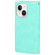 iPhone 15 Plus GOOSPERY MANSOOR DIARY 9 Card Slots Leather Phone Case - Mint Green