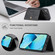 iPhone 15 Plus JEEHOOD Retro Magnetic Detachable Leather Phone Case - Black