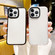 iPhone 15 Plus Kingsteel Wolf Color Point Transparent Phone Case - White