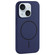iPhone 15 Plus Large Hole Camera MagSafe Liquid Silicone Full Coverage Phone Case - Royal Blue