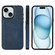 iPhone 15 Plus Litchi Leather Skin Card Slots Phone Case - Blue