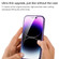iPhone 15 Plus Magnetic HD Tempered Glass Phone Case - Dark Blue