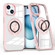 iPhone 15 Plus Magnetic Rotating Ring Holder Phone Case - Pink