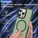 iPhone 15 Plus MagSafe Magnetic Skin Feel Frosted Phone Case - Dark Green